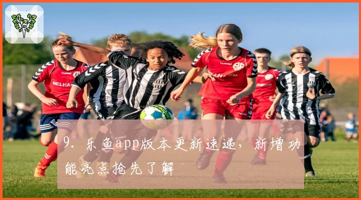 9. 乐鱼app版本更新速递，新增功能亮点抢先了解